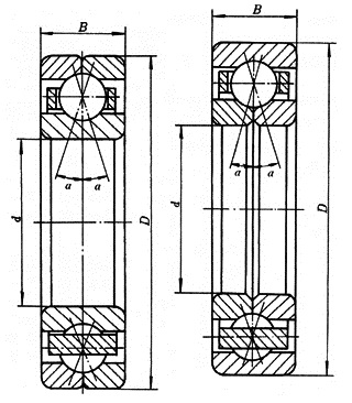 Three Point And Four Point Angular Contact Ball Bearings